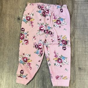 Garanimals Pink Floral sweatpants for Kids
